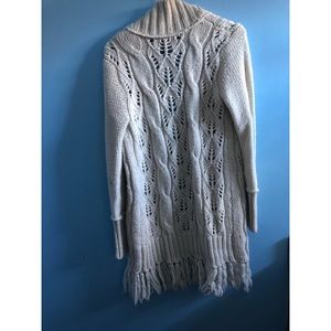 American Eagle Outfitters Sweaters - AE Open Fringe Sweater Coat American Eagle Outfitters Sweaters - AE Open Fringe Sweater Coat